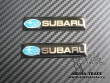 Шильдики Subaru (черные) 2шт