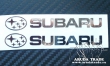 металлизированная наклейка SUBARU STI (2шт)