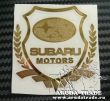 Металлизированный логотип SUBARU (золотой)