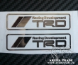 Металлизированная наклейка TRD Racing Development - 2шт. (Хром)